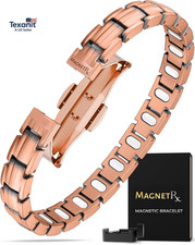 Magnetic Copper Bracelets for Women - Ellipsemax 5X Strength 5,000 Gauss Magne