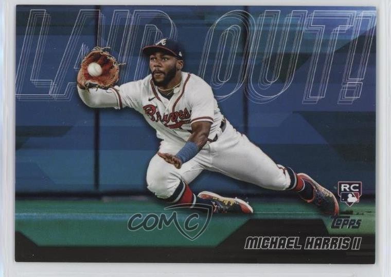 2023 Topps Update Laid Out Black 1/299 Michael Harris II #LO-3 Rookie RC 03jh
