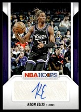 2024-25 NBA Hoops Great Significance Keon Ellis Auto Kings #GS-KEK C05