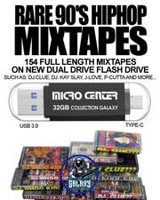 154 Rare 90's Hiphop Mixtapes on Dual USB Flash Drive DJ.Clue, DJ.Kay Slay, etc