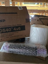 DNP 4 x 6" Photo Printer Roll Media Set  for DS40 Printer  - SINGLE
