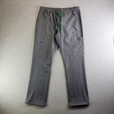 Figs Pants Mens XL Graphite Gray Cairo Cargo Scrub Zip Fly Straight Nurse Vet