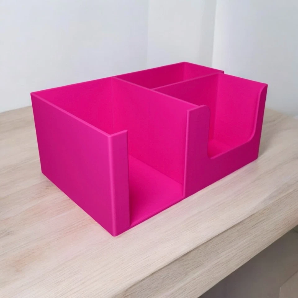 Trading Card Toploader Sleeve Dispenser Cards Organizer Duel Slot Storage Sports - Image 4 of 4