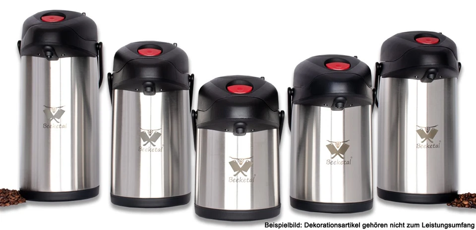 Thermos caraffa isolante premium caraffa a pompa caraffa termica caffettiera Beeketal - Immagine 2 di 3
