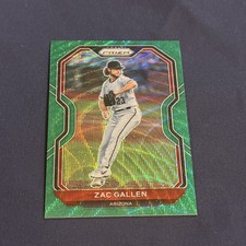 Zac Gallen 2021 Panini Prizm Green Wave Prizm Card #65