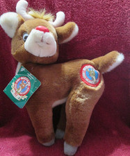 Applause Rudolf the Red -Nosed Reindeer VTG. 1988 10" standing