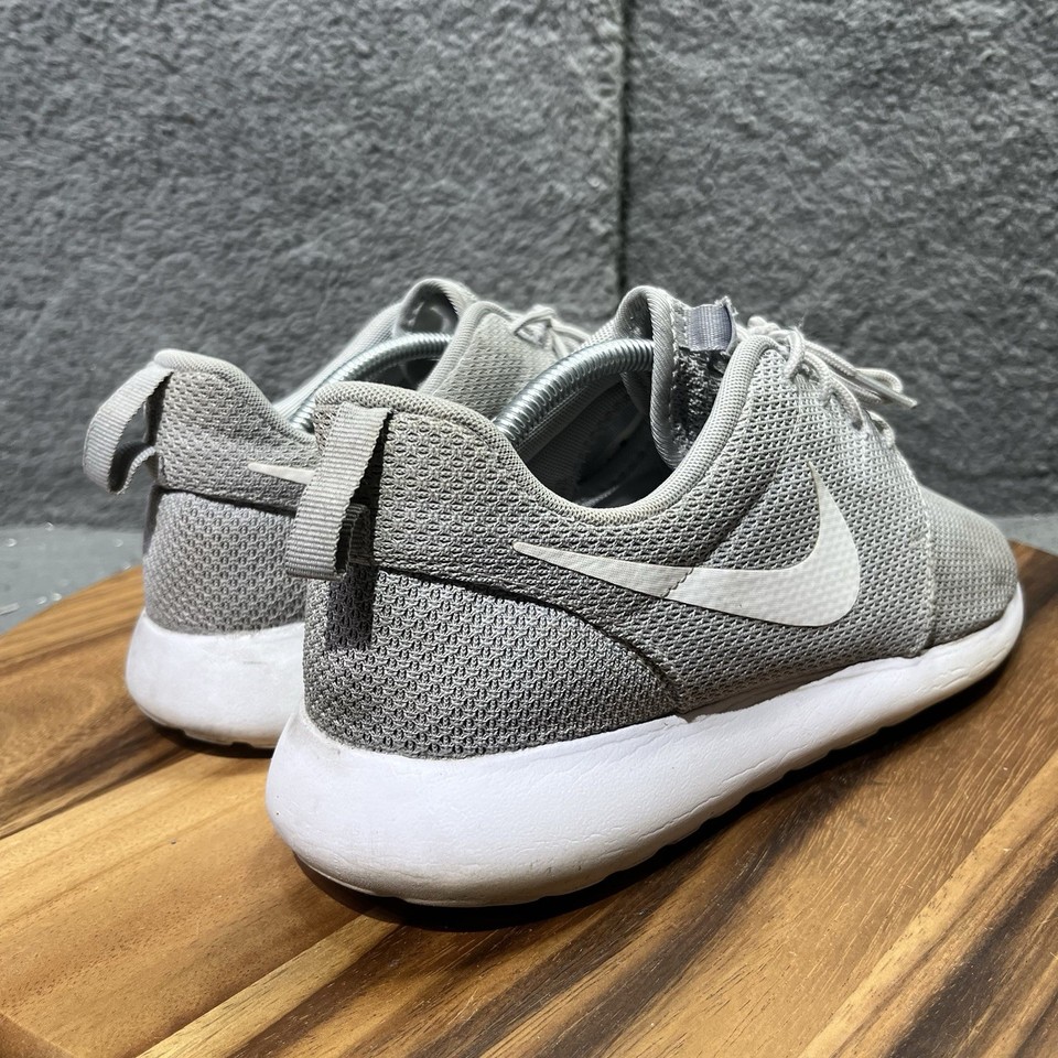 Nike Roche Run Gray Men’s Running Shoes Sneakers Lace Up Size 11 511881 ...