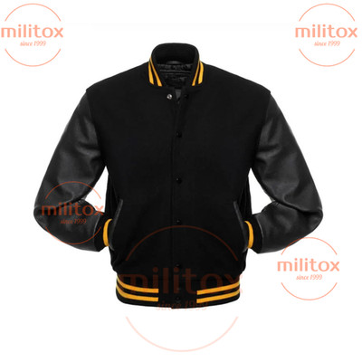 Varsity Jacket   Wool Body & Leather Sleeves | Premium Quality, Free Shipping,