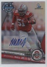 2023 Bowman U Chrome Prospect Refractor 165/499 Michael Hall Jr #170 Auto 00jz