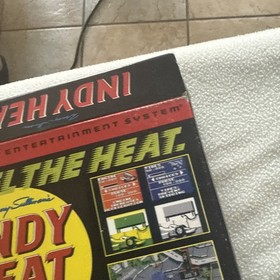 COMPLETO Danny Sullivan's INDY HEAT Nintendo NES manuale CIB BOX cartuccia RACING