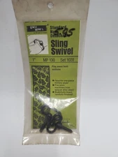 Uncle Mikes Sling Swivel Set 1031 1" Standard Non Detachable Blued Bolt Action