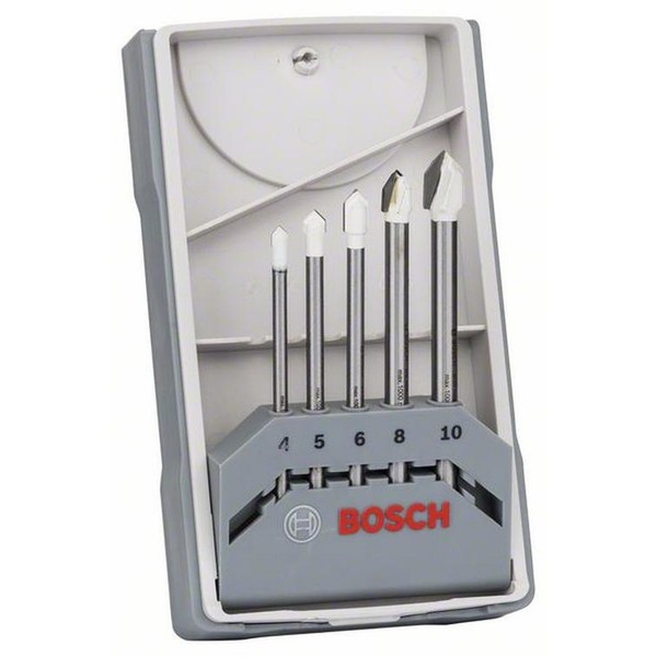 Bosch Professional Fliesenbohrer-Set CYL-9 Ceramic, 5-Teilig, Ø 4 - 10 Mm-image