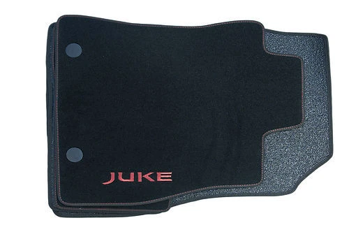Nissan Juke Genuine Car Floor Mats Luxury Tailored Carpet Front+Rear x4 Red