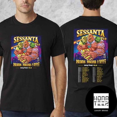 A PERFECT CIRCLE And PRIMUS And PUSCIFER Sessanta V2.0 Tour 2025 T-Shirt
