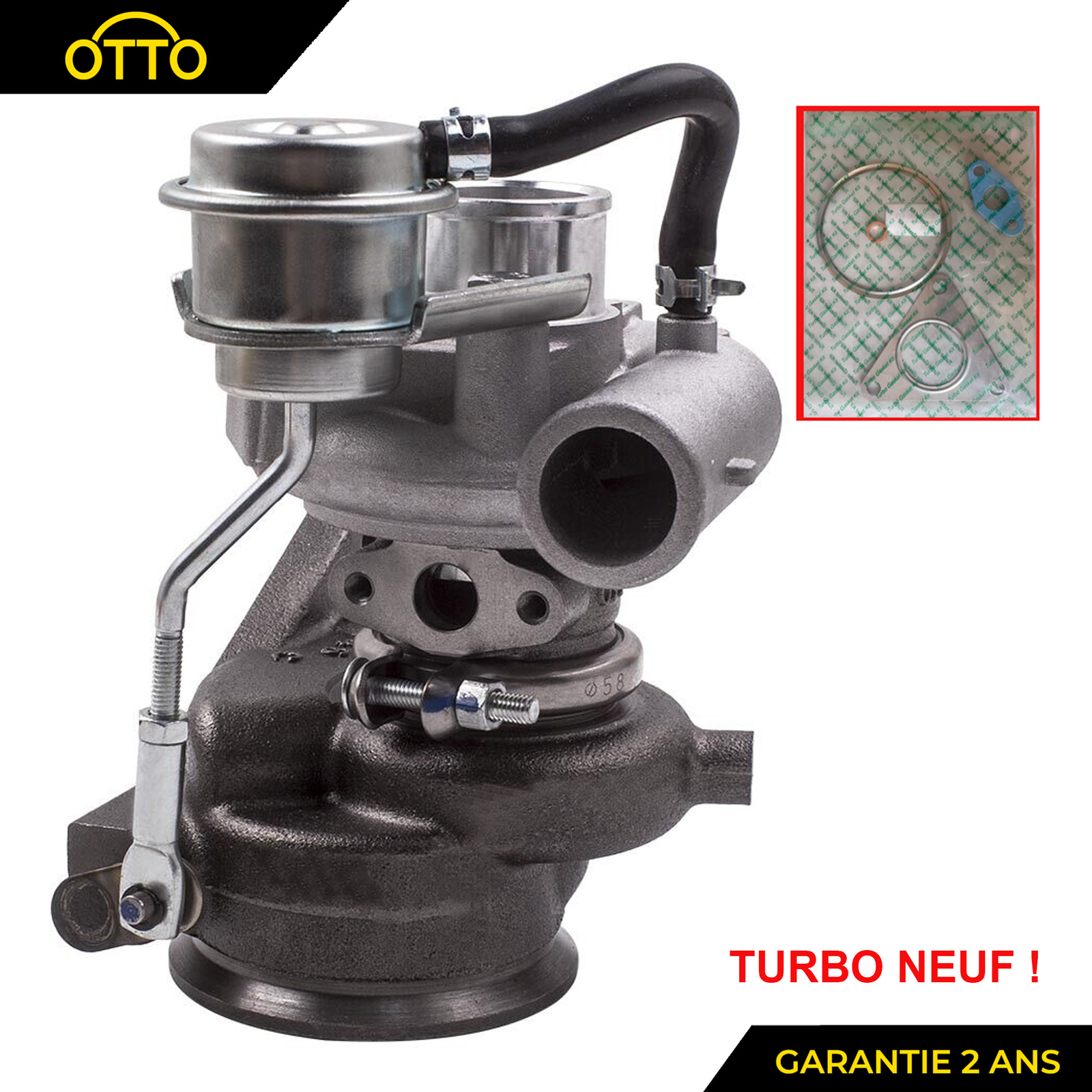 Turbo Fiat Ducato 250 anti fumee noire pour moteur 100 Multijet 2.2 D reference 71789729