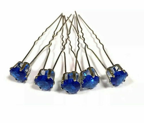 High Quality Heart Shape Bridal Prom Hair Pins - Picture 8 of 15