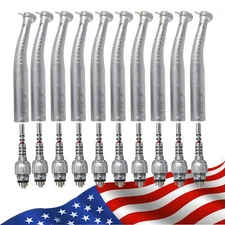 KaV Style Dental LED Fiber Optic High Speed Handpiece + 6Hole Quick Coupler ks