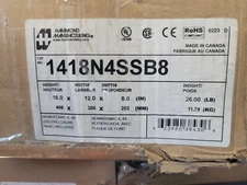 HAMMOND MANUFACTURING 1418N4SSB8 (NEW) Stainless Steel Enclosure.
