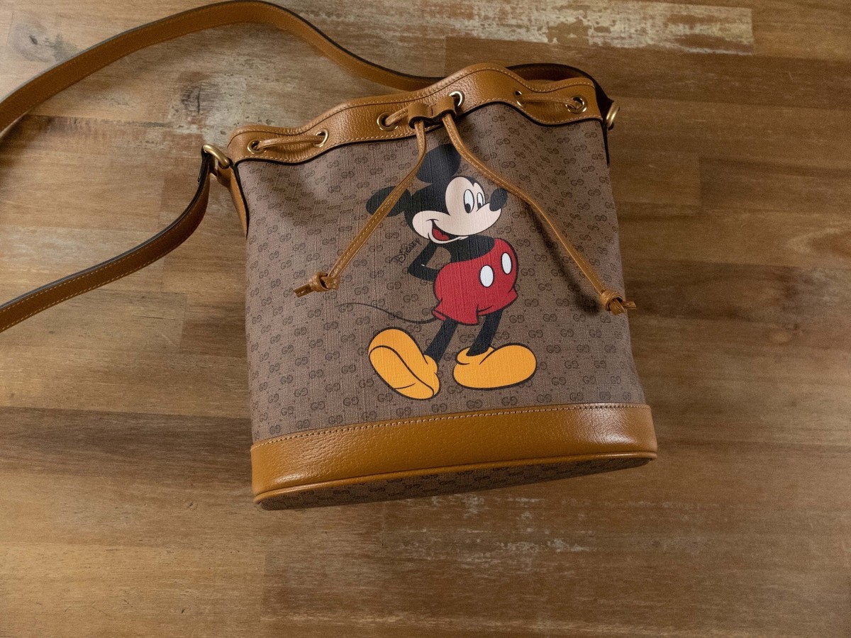 GUCCI x Disney Mickey Mouse beige & brown coated supreme Web GUCCI x Disney Mickey Mouse beige & brown coated supreme Web