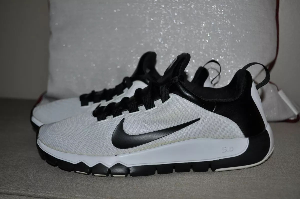 Nike Free 5.0 White &amp; Black Running Sneakers 7.5 | eBay