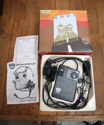 Nady PRC-8 Motorcycle Lane To Lane Communicator Intercom FM Radio Vintage NEW