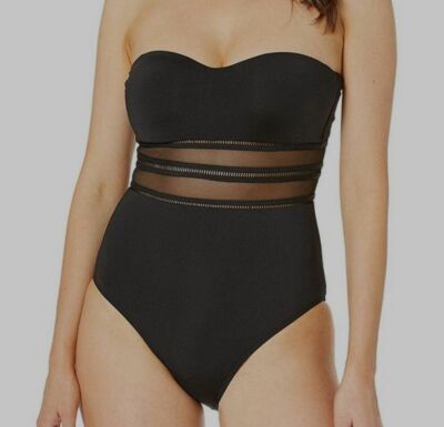 strapless one piece swimwear australia