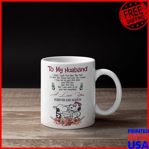 to my husband i wish i could turn back the clock mug