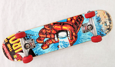 For Avroe- 20 Santa Cruz Marvel Iron Man Skateboard Complete RARE
