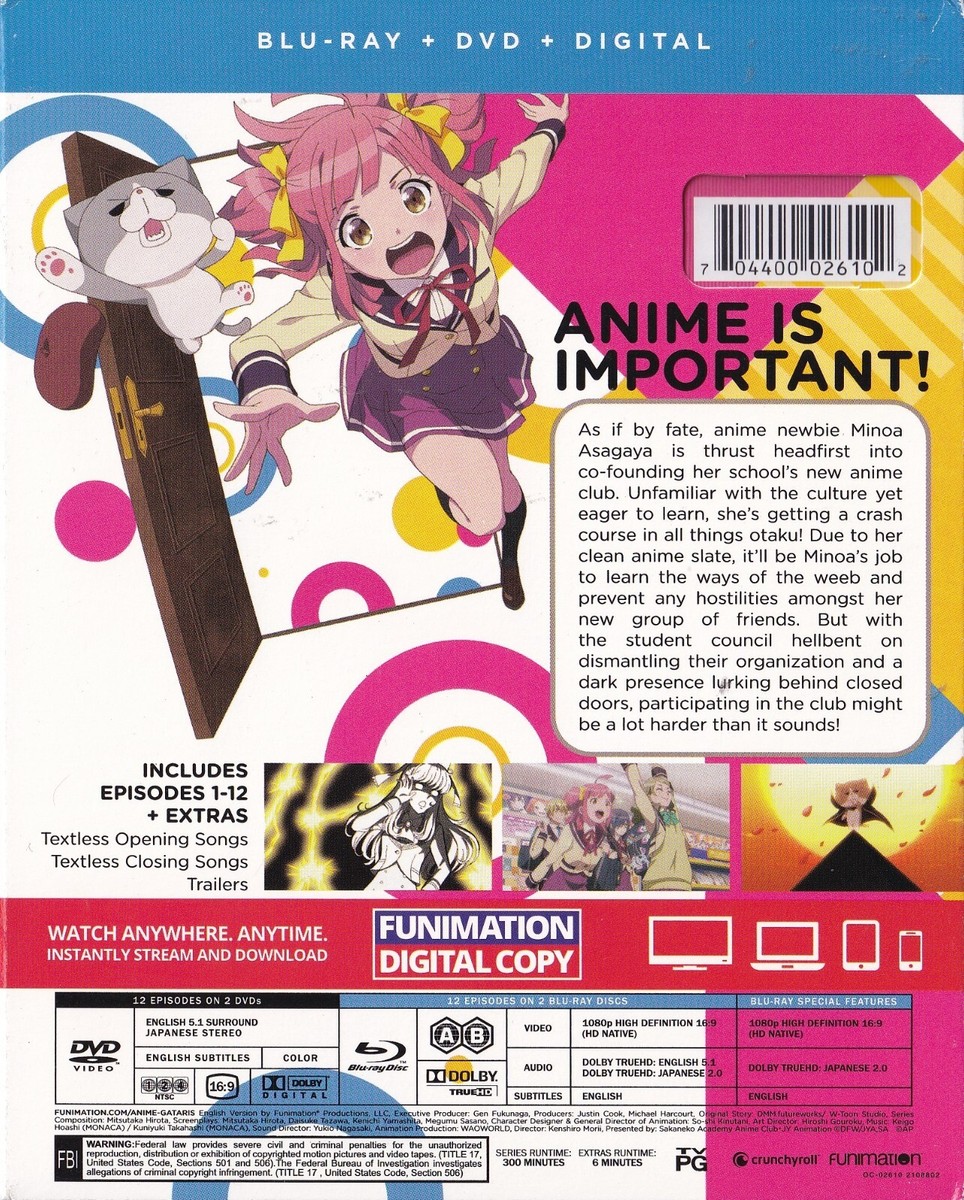 Anime-Gataris: The Complete Series (Blu-ray Disc/DVD, 2018