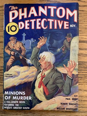 The Phantom Detective Pulp November 1937 ORIGINAL PULP MAGAZINE High Grade