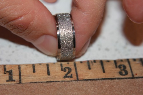 Edelstahl Herren Damen Ring Schmuck Modern Freizeit Hochzeit Verlobung Abend - Bild 2 von 23
