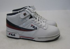 Fila F-13 Sl White Navy Red High Top Retro Fw 04521 111 WOMEN SIZE 7