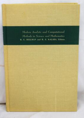 1965 Quasilinearization And Nonlinear Boundary-Value Problems Bellman Kalaba HC