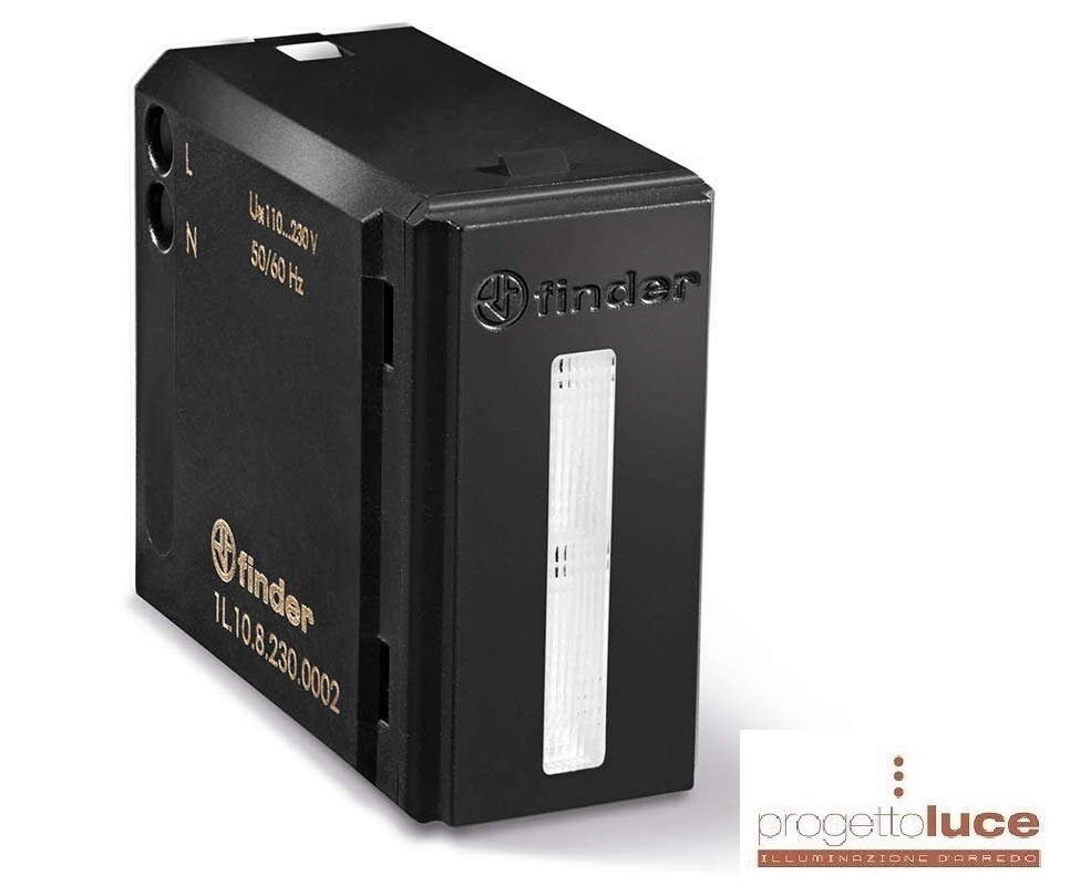Lampada di emergenza Finder 1 modulo Per 503 colore nera 1L1082300002
