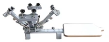 Screen Printing Machine 4 Color 1 Station Silk Press Shirt Printer DIY Shirt