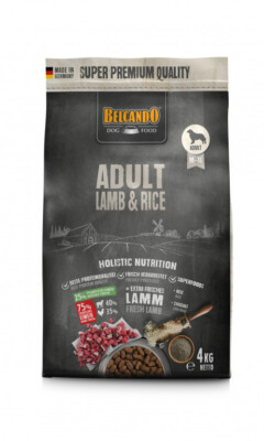 4 kg Belcando Adult Lamb & Rice I Trockenfutter Hund I Lamm und Reis I sensibel