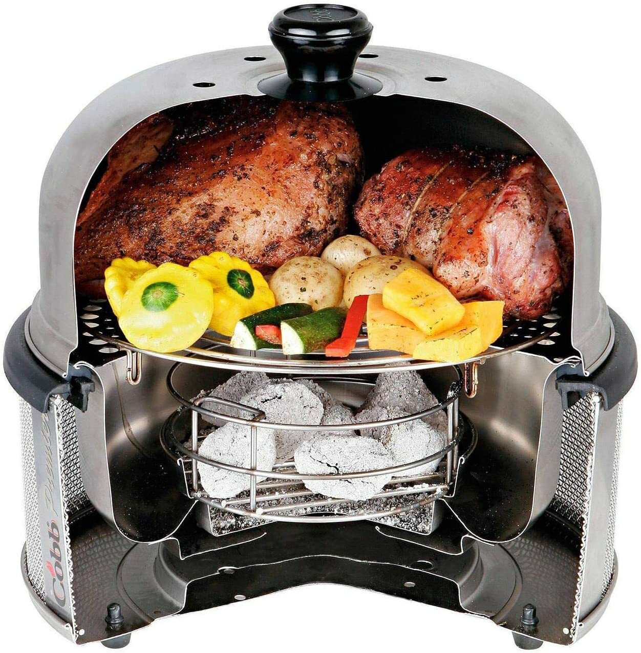 Cobb Profi Parrilla Para Camping Balcón Mesa Barbacoa De Acero Inoxidable Madera Carbón Balcón Parrilla