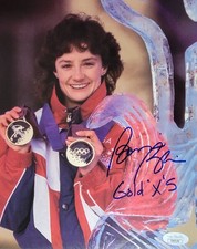 Bonnie Blair Authentic Signed 8x10 Photo W/ JSA COA USA Olympics