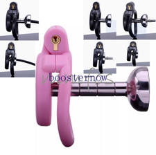 Small Sissy Negative Chastity Cage Male Lock with 4 Ring Anti-Cheating Device