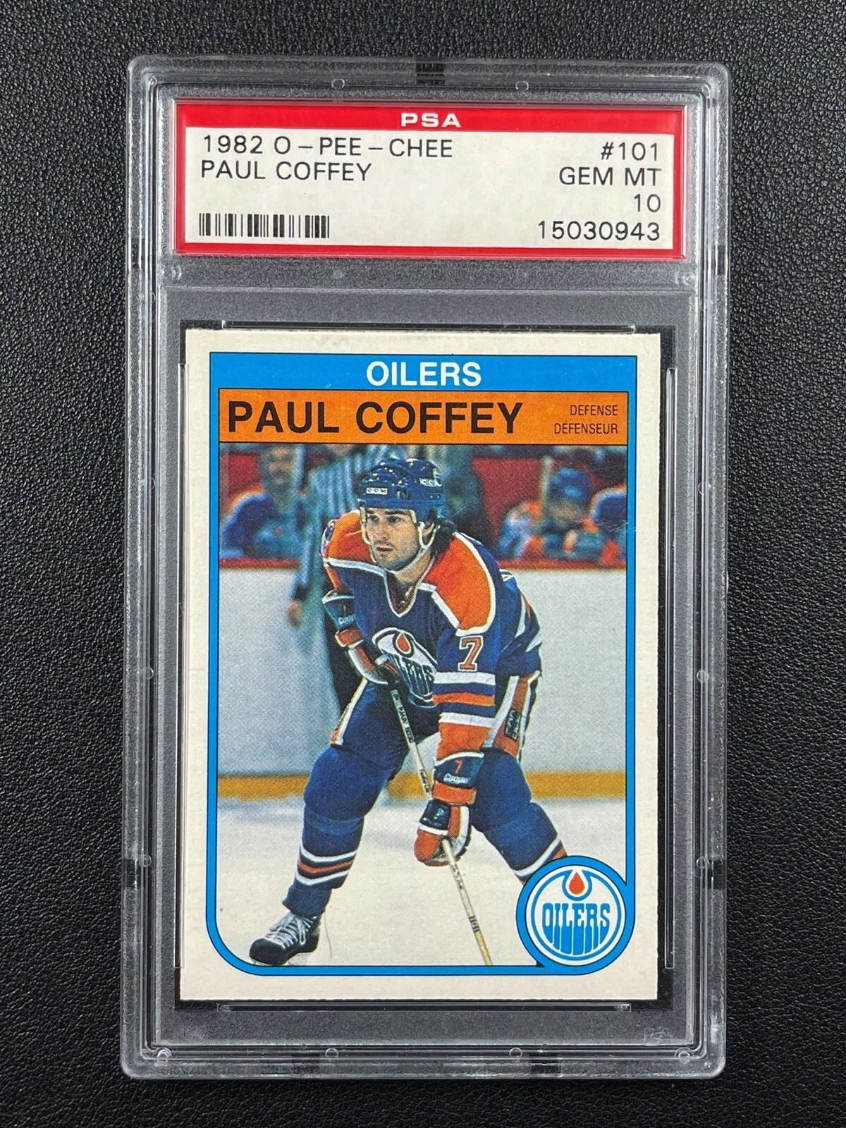 Paul Coffey trading card