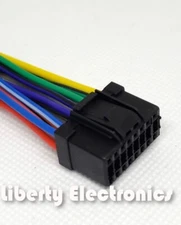 New 16 Pin AUTO STEREO WIRE HARNESS for ALPINE CDA-9853 / CDA-9855R / CDA-9886R