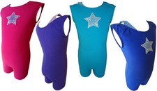 TALENT TALE  GIRLS DANCE/ GYMNASTIC Heather Block Extended Sleeve Biketard