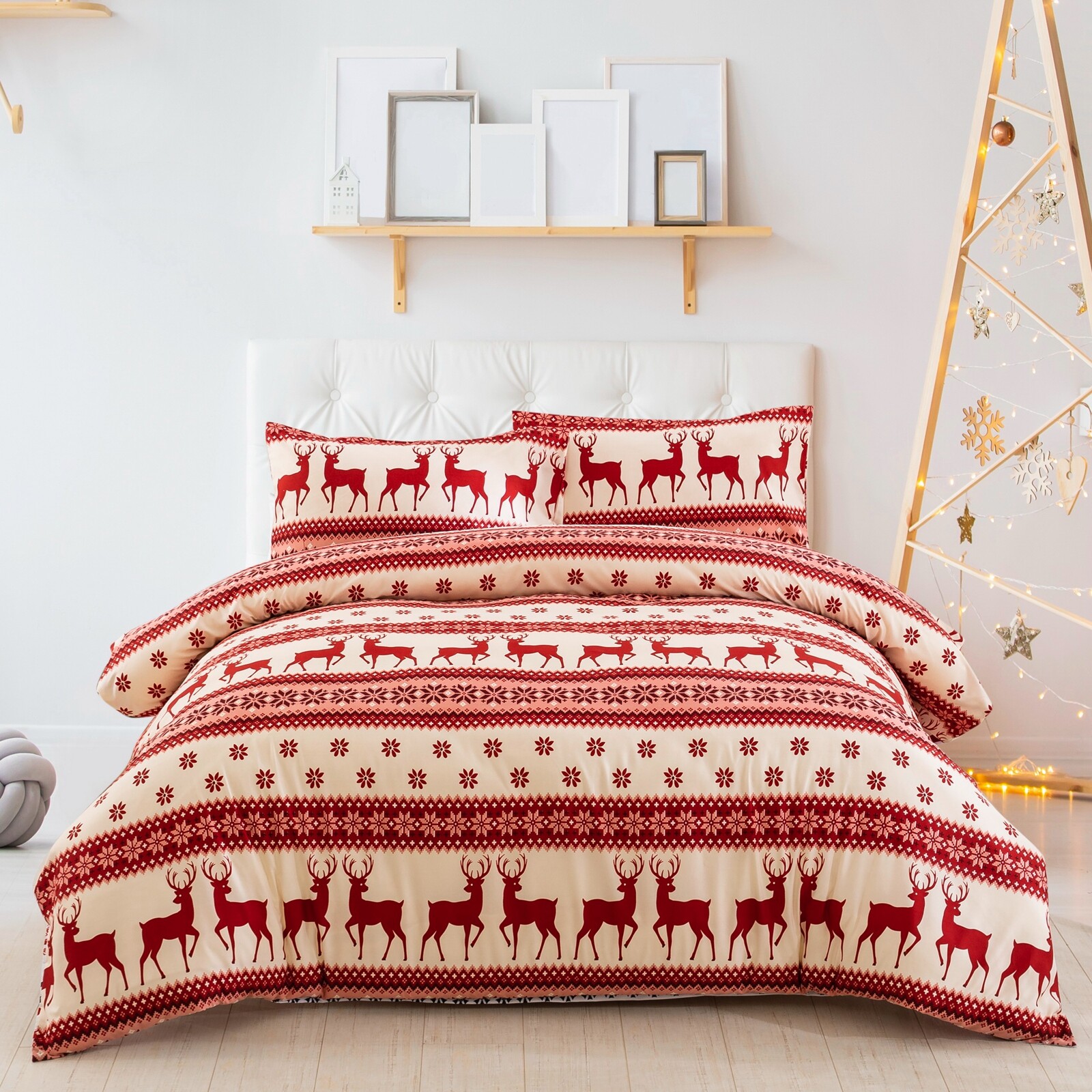 Christmas Duvet Cover Bedding Set With 