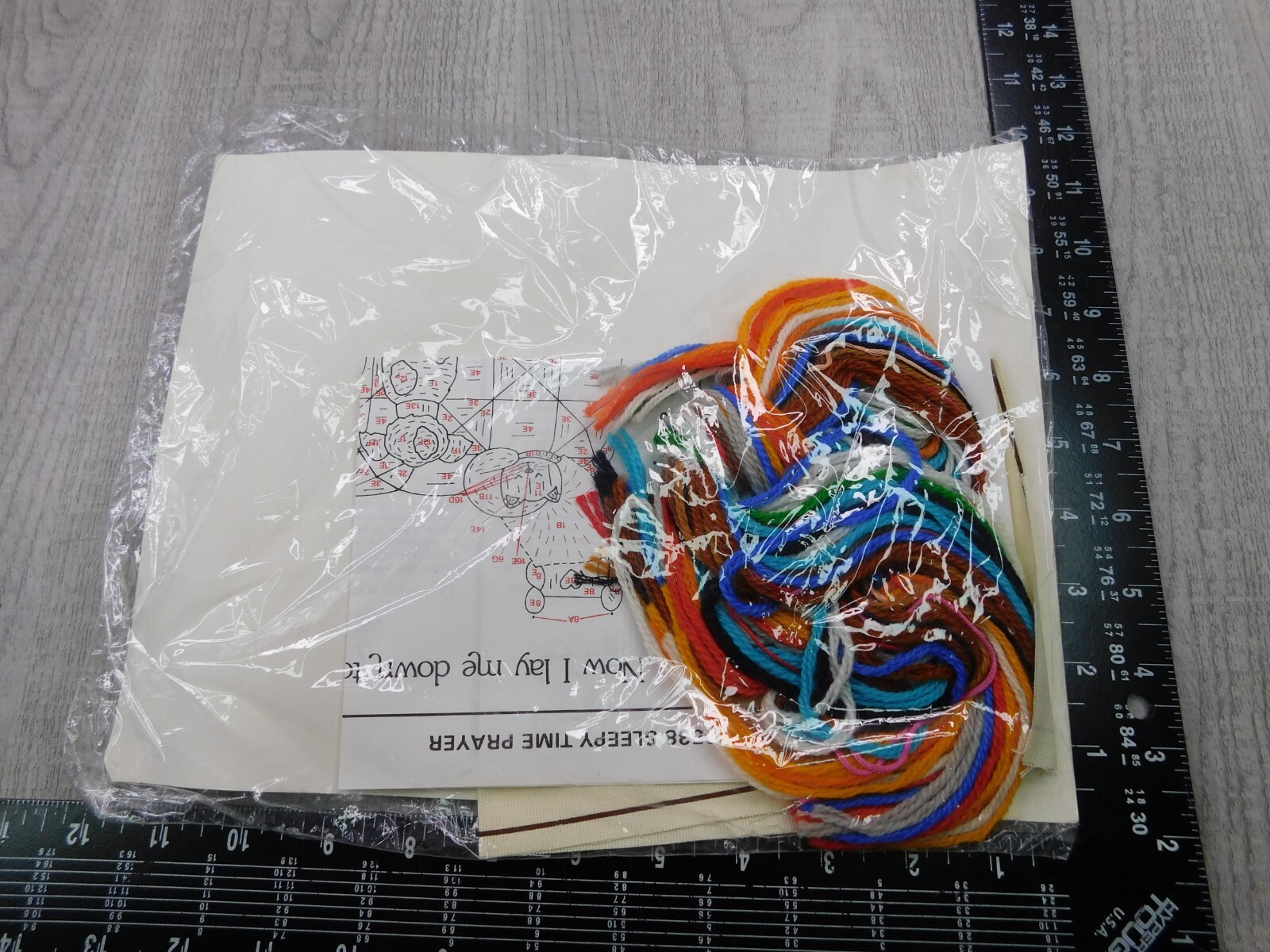 The Creative Circle Needlepoint #0538 Sleepy Time Prayer Embroidery Craft Art