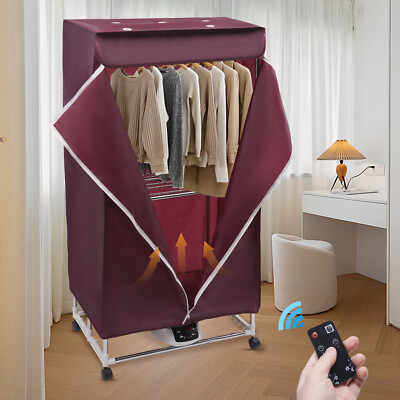 Portable 110V Electric Clothes Dryer 60LB Indoor Wet Laundry Warm Air Drying NEW