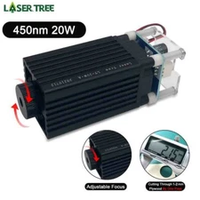 450nm 20W(4W Output Optical Power)Laser Module Head Laser Engraving Wood Tools