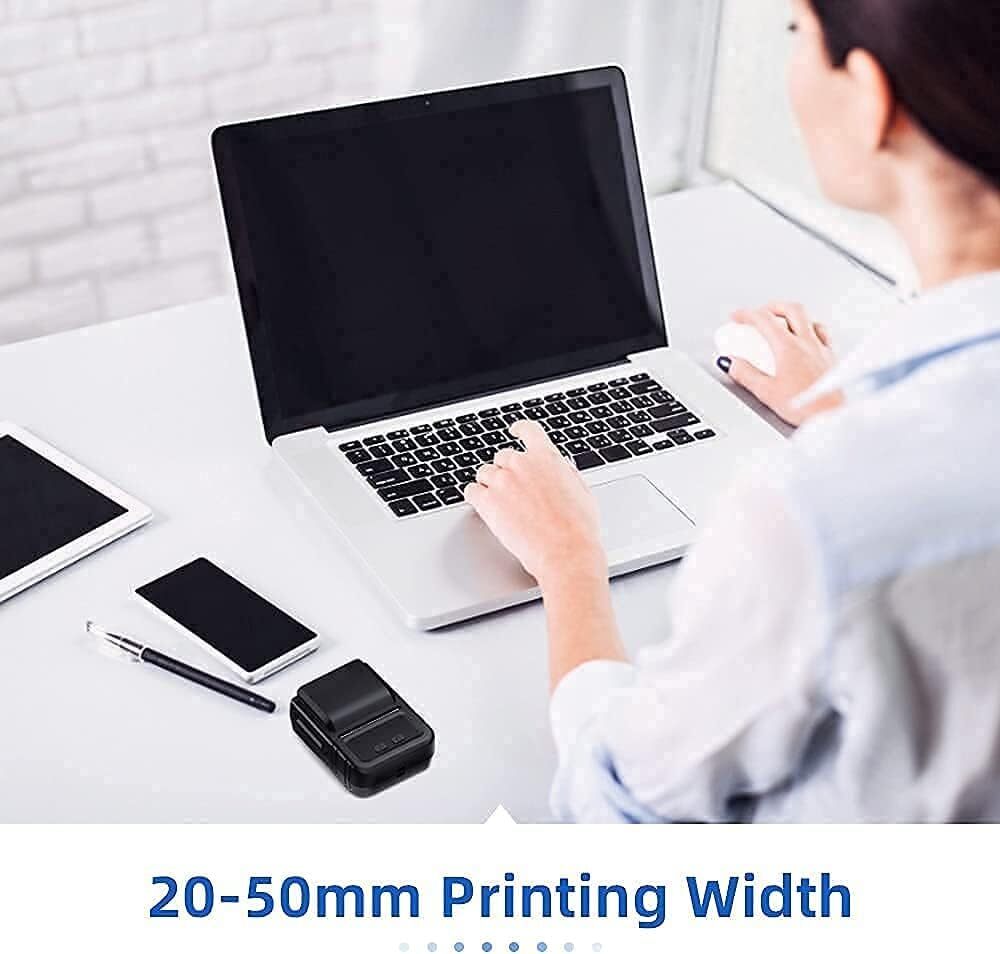 Portable Bluetooth Label Maker Mini Thermal Printer for Mobile Stickers