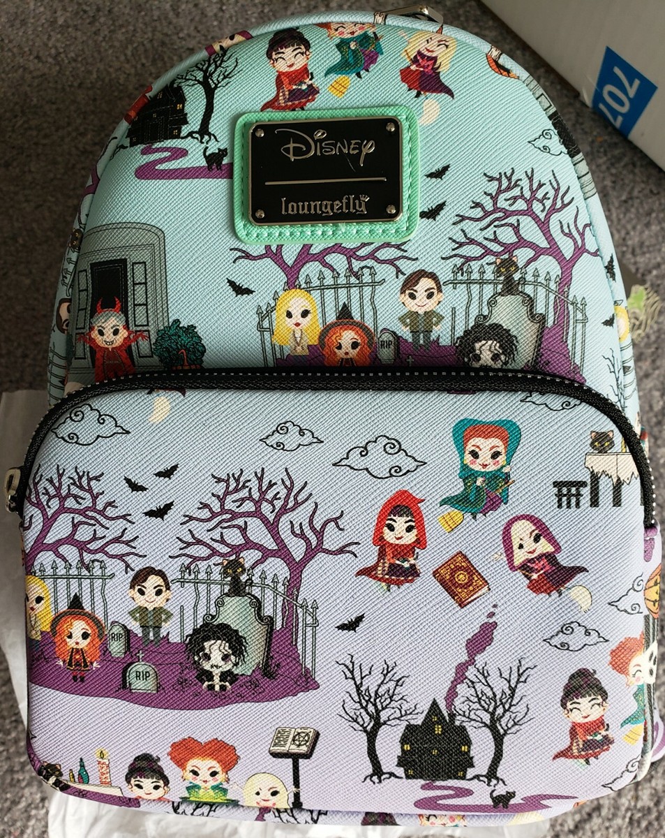 hocus pocus scene mini backpack Loungefly Disney Sanderson Sisters House : Clothing, Shoes & Jewelry The Loungefly Disney Hocus Pocus Sanderson Sisters girls backpack features the famous Sanderson sisters Loungefly Disney Hocus Pocus Glow-in-the-Dark