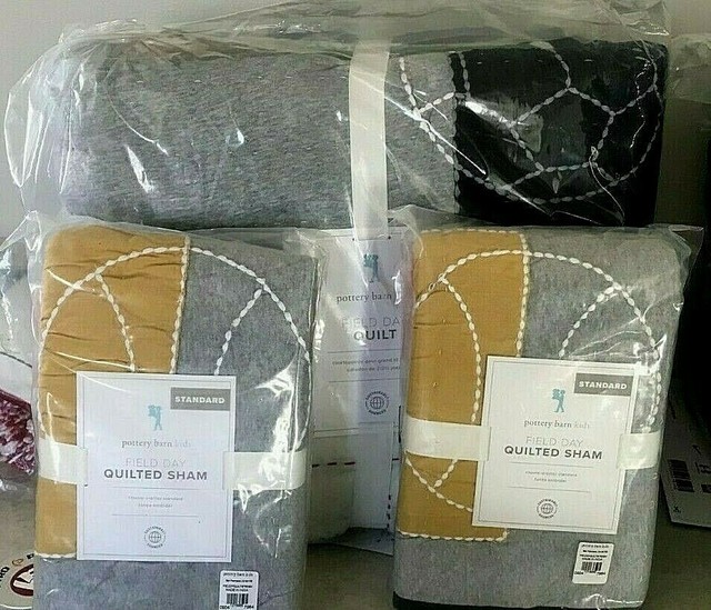 Pottery Barn Teen Kids Sports Nfl Nfc Queen Quilt Blue For Sale