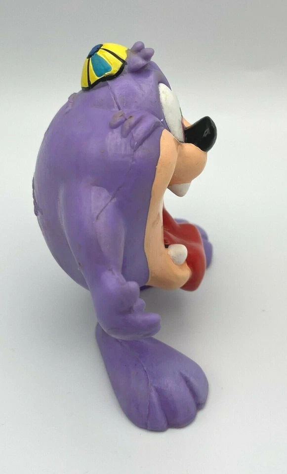 Figura de acción vintage Tiny Toons Bendems púrpura Dizzy Devil PVC 1994 Warner Bros Foto 4 de 4